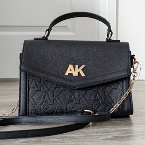 Anne Klein Black Satchel Bag Like New Condition